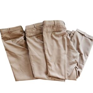 Jos A Banks Golf Khakis 3 Pair 33W X 29 L